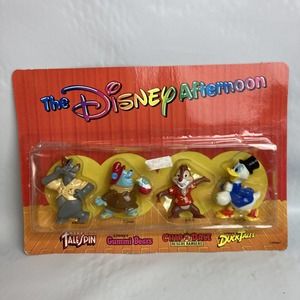 1991 Disney Afternoon Figures Kellogs Collection Baloo Tummi Dale Scrooge NEW